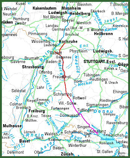 Fahrradwege Karlsruhe