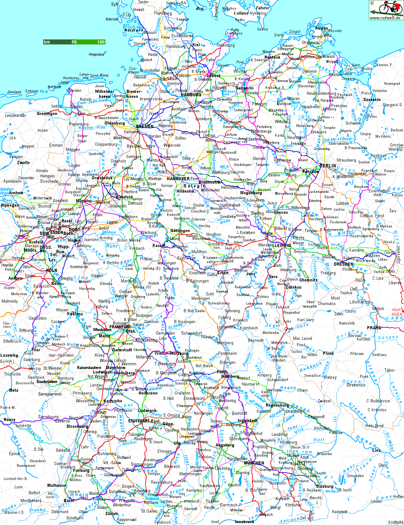 Lübeck nach kiel radweg von Die 20
